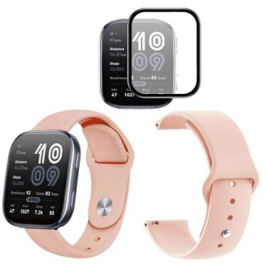 Imagem de Pulseira silicone + pel. anti riscos para Amazfit Bip 6 2025 - Genéric