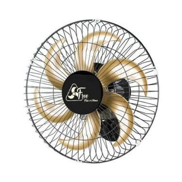 Imagem de Ventilador De Parede 40cm Delta Free Biturbo Grade De Aço, Preto, Bivo