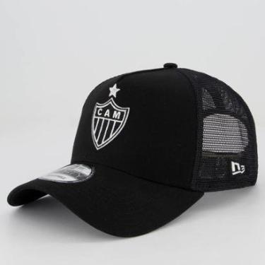 Imagem de Boné New Era Atlético Mineiro 940 I Preto e Branco-Unissex