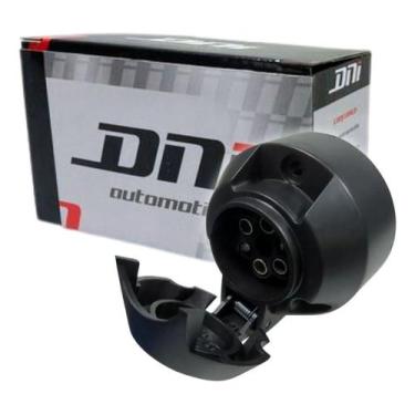 Imagem de Tomada Elétrica Engate Carretinha 6 Pólos Redonda Nylon - Fêmea (DNI83