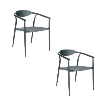 Imagem de Kit com 2 Cadeiras em Aluminio e Corda Náutica para Área Externa Isla 
