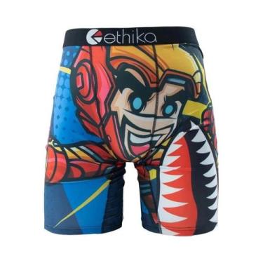 Imagem de Cuecas Boxer Masculinas plus Size Em Malha Respirável ETHIKA, Roupa De