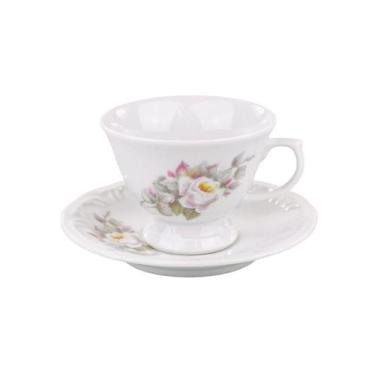 Imagem de Xícara Chá Com Pires 200ml Eterna Porcelana Schmidt