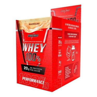 Imagem de Im Whey 100% Display 10 Unidades - Integralmedica, Baunilha