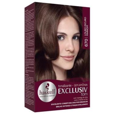 Imagem de Tonalizante 670 LOURO ESCURO MARROM/ CHOCOLATE 40G Haskell