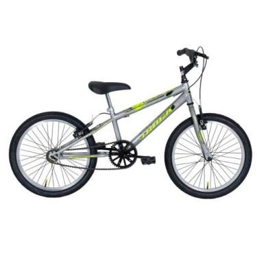 Imagem de Bicicleta Aro-20 Track Cometa Com Freio V-Brake Nylon Prata