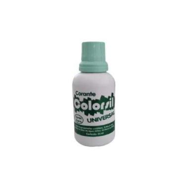 Imagem de KIT 6 CORANTE COLORANTE DE TINTA UNIVERSAL COLORSIL VERDE AGUA 34ml