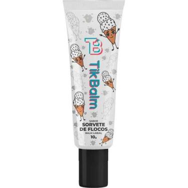 Imagem de Tik balm hidratante labial sabor sorvete de flocos 10g