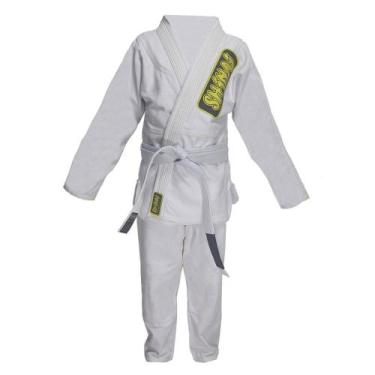 Imagem de Kimono Jiu Jitsu Shinai Slim Infantil, M3, Branco