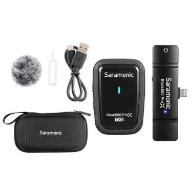 Imagem de Microfone lapela sem fio para ios com conexão lightning - SARAMONIC