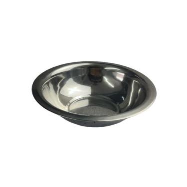 Imagem de Tigela bowl inox 26cm ti10-007 bacia inox mistura bolo e salada - HERC