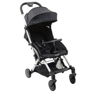 Imagem de Carrinho de Bebê Up Black IXCA5111PRC60 para Passeio Recém-Nascidos Até 15kg Dobrável Preto e Metal Prata Burigotto