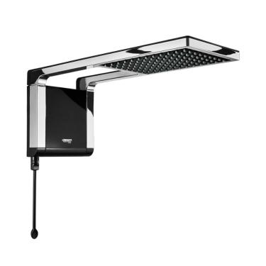 Imagem de Chuveiro Eletrônico Acqua Storm Ultra 7800W de Parede Jatos de Alta Performance Preto Cromado Lorenzetti 220V