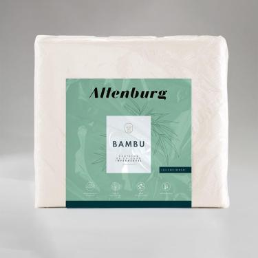 Imagem de Protetor de Colchão com Elástico Bambu Super King 60% Poliéster e 40% Fibra Natural 1 Peça Branco Altenburg