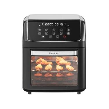 Imagem de Air Fryer Gaabor AF-120T01 Preto com Forno 12L, Preto e Inox, 220V
