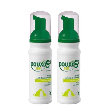 Imagem de Kit 2 Mousse Douxo S3 Seb Ceva para Cães e Gatos 150ml