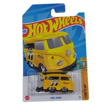 Imagem de Volkswagen Kool Kombi Mooneyes Amarela SurfS Up 2/5 Hot Wheels 2023 Lo