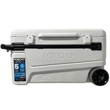 Imagem de Caixa Térmica Cooler Igloo Maxcold 104L 110 Qt Rodas Coleman