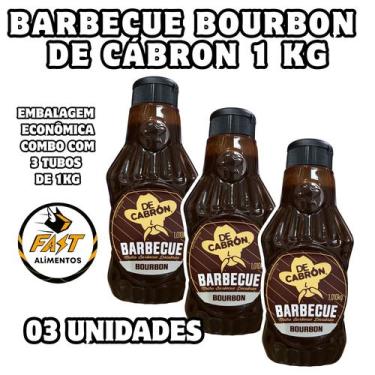 Imagem de Combo 3 barbecue bourbon tubo 1 kg decabron