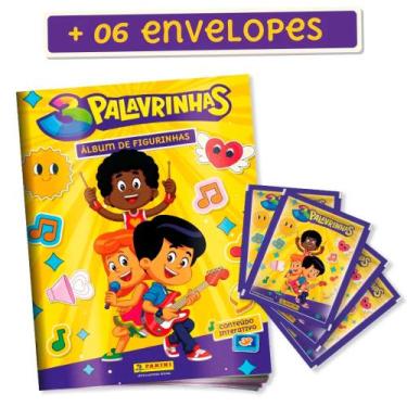 Imagem de 3 Palavrinhas  Álbum Livro Ilustrado Oficial + 6 Envelopes - Panini Br