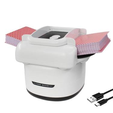 Imagem de Embaralhador de Cartas JOYMANIC para 4 Baralhos Recarregável USB-C