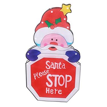 Imagem de Decoração de silhueta de janela de Natal, PVC durável alimentado por bateria Boa decoração Luz de decoração de Natal com ventosa para festa de Natal