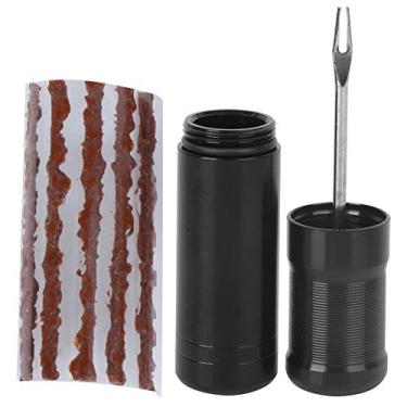 Imagem de Keenso Kit de ferramentas de reparo de pneu de bicicleta sem câmara, sem, ferramenta de reparo de pneu a vácuo, para pneus de bicicleta híbridos de estrada perfuração