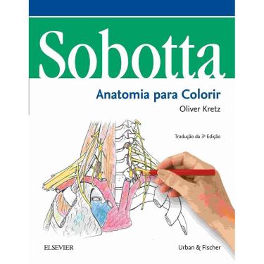 Imagem de Sobotta Anatomia para Colorir + marca página