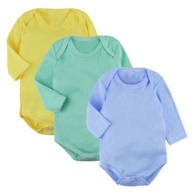 Imagem de Presente Bebê Body Manga Longa Com 9 Peças Menino e Menina