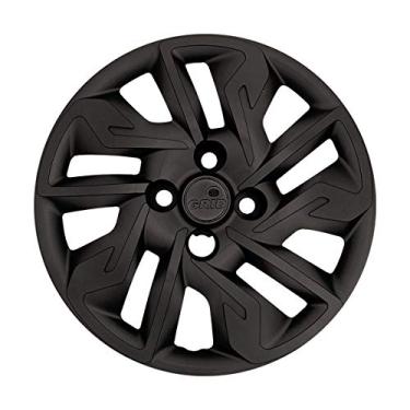 Imagem de Calota Aro Grid 14 Fiat Modelo Argo 17/18 Preto Fosco Cubo Baixo Fixacao Parafuso Grid 292Cbpofu.