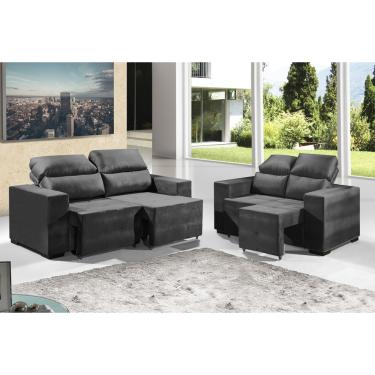 Conjunto de sofa cinza: Ofertas com os Menores Preços no Buscapé