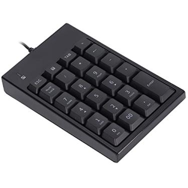 Imagem de Teclado numérico de 23 teclas, MC-061 Mini teclado numérico portátil com 23 teclas, teclado numérico USB ergonômico, portátil, para escritório, adequado para PC, computadores, laptops