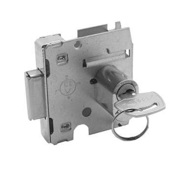 Imagem de Fechadura Arouca Vidro 2192 FC Lingueta Reta Cilindro Oval Cromada - 42192