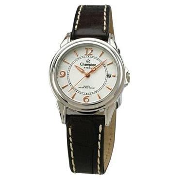 Imagem de Relogio Feminino Champion Prata Couro CA28681Q