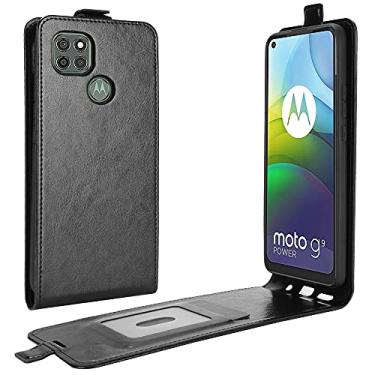 Imagem de HONGYAN Capa de telefone Para Motorola Moto G9 Power R64 Texture Single Vertical Flip Capa protetora de couro com slots para cartões e moldura para fotos Capa protetora