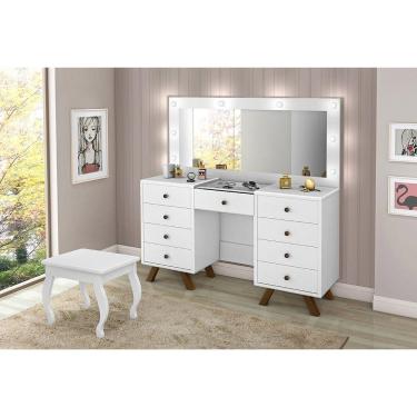 Imagem de Penteadeira Camarim Mila Branco