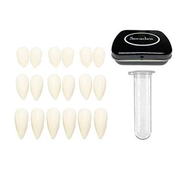 Imagem de Secaden 9 pares de dentes de vampiro para Halloween Cosplay Party Props Falso Dentes Acessórios para Vestir