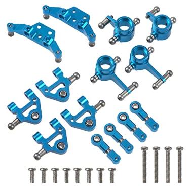 Imagem de ShareGoo Metal Steering Knuckles Kit A-Arms Suspension Arm Upgrade Parts Compatible with WLtoys K969 K979 K989 K999 P929 P939 1/28 RC Car