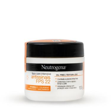 Imagem de Creme Facial Neutrogena Face Care Intensive Antissinais FPS 22 com 100g 100g