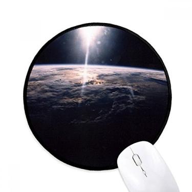 Imagem de DIYthinker Tapete de mouse aéreo estrela misteriosa do espaço do universo para mesa de escritório tapete redondo para computador