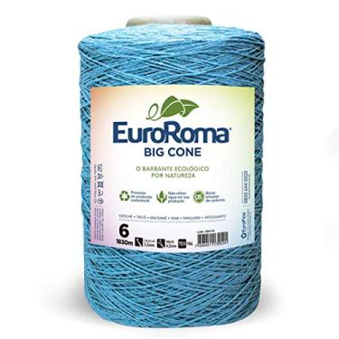 Imagem de Barbante Big Cone Colorido nº6 c/ 1,8kg EuroRoma - Cor 900 Azul Bebê