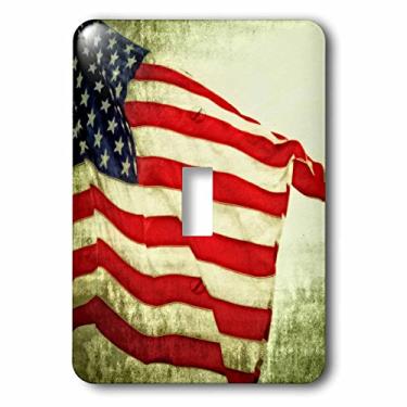 Imagem de 3dRose lsp_192993_1 Bandeira americana vintage é uma foto que eu tirei e adicionei capa de interruptor de luz de efeitos especiais