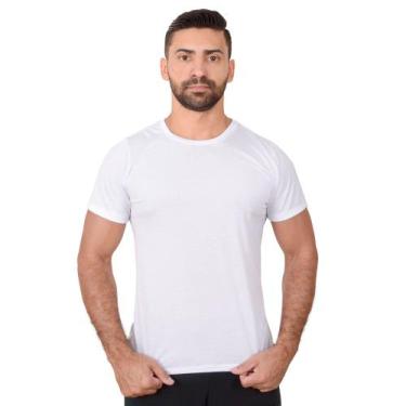 Imagem de Camiseta Branco Malha Fria Básico Masculino - Mtc