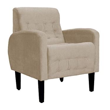 Imagem de Poltrona Decorativa Luiza Para Sala Suede Cores - DS Estofados