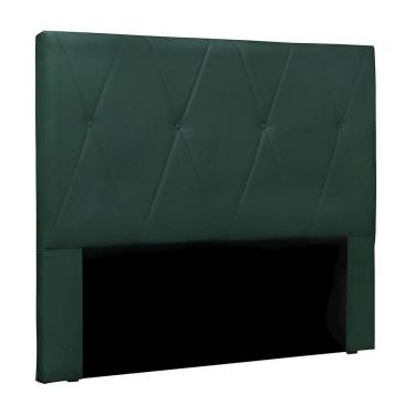 Imagem de Cabeceira Para Cama Box Queen Aquilla 160Cm Veludo Verde