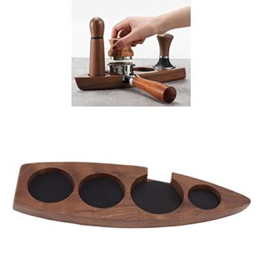 Imagem de Acessórios para café, Suporte para Compactação de Madeira para café Expresso, Suporte para Compactador de café, Bancada, Suporte para Dispensador de café, Armazenamento para (53mm)