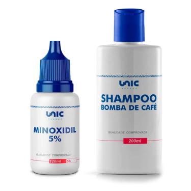 Imagem de Shampoo Bomba de café + Minoxidil 5% com propilenoglicol 120ml