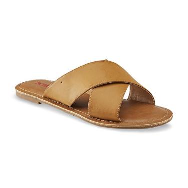 Imagem de Bongo Lila Sandália feminina Slide, Cognac, 6