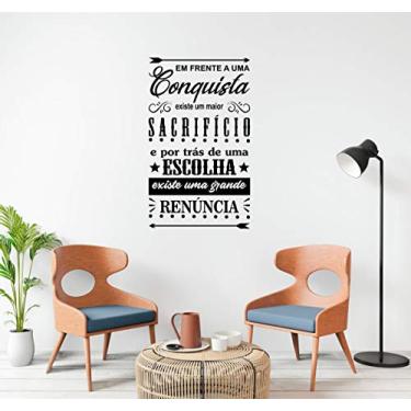 Imagem de Adesivo de Parede Frase mod55 Motivacional tamanho 50cmx85cm