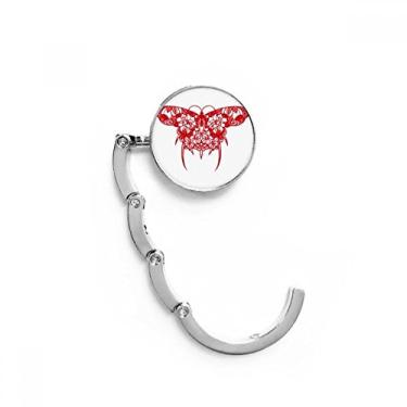 Imagem de Gancho de mesa de corte de papel de pipa de cultura tradicional chinesa com fecho decorativo, gancho dobrável